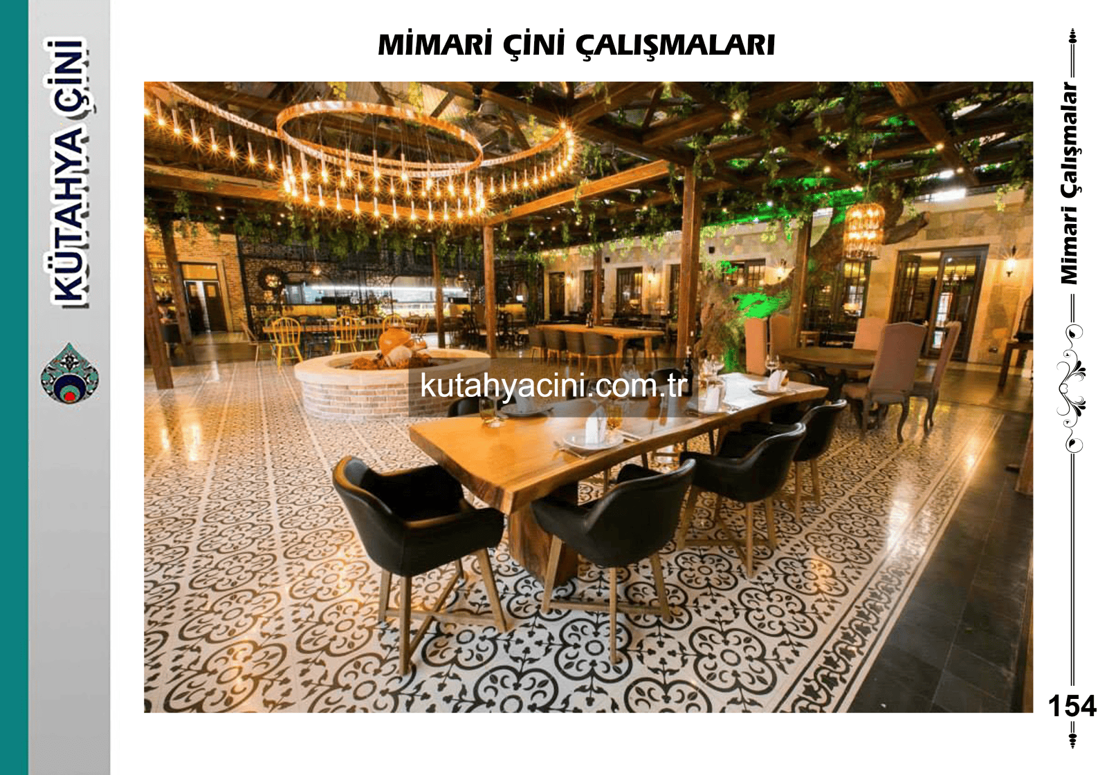 3 -Çini Yer Karosu ve Yer Çinisi Modelleri | Kütahya Çini